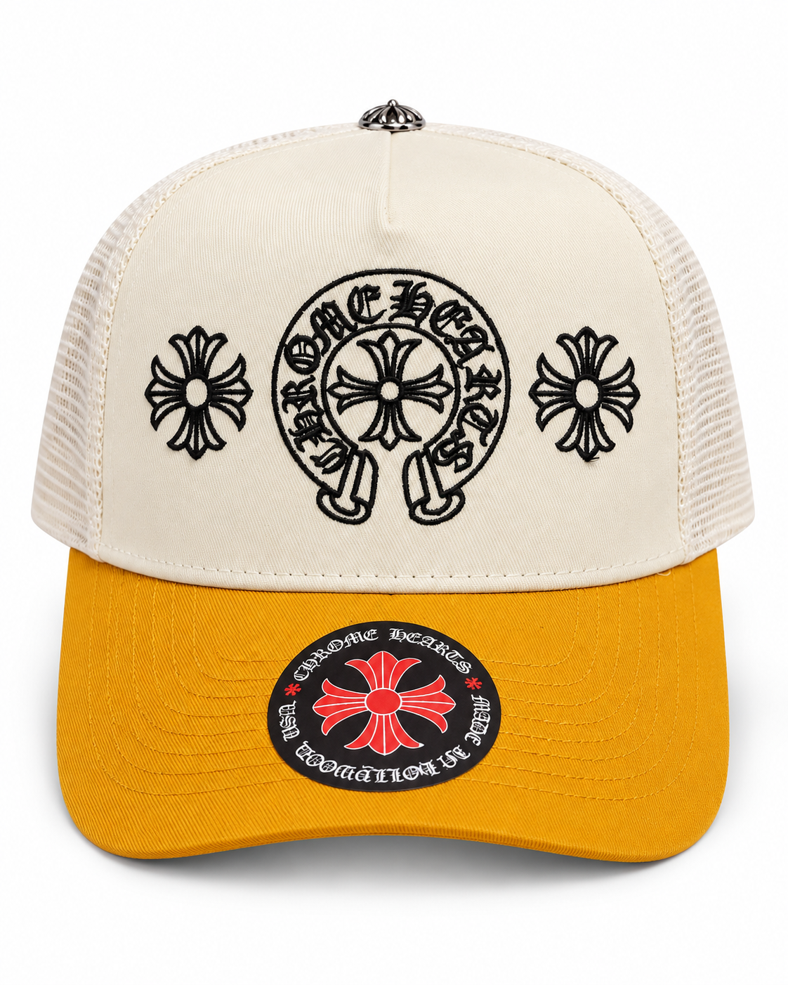 Cross Motif / Gold Brim
